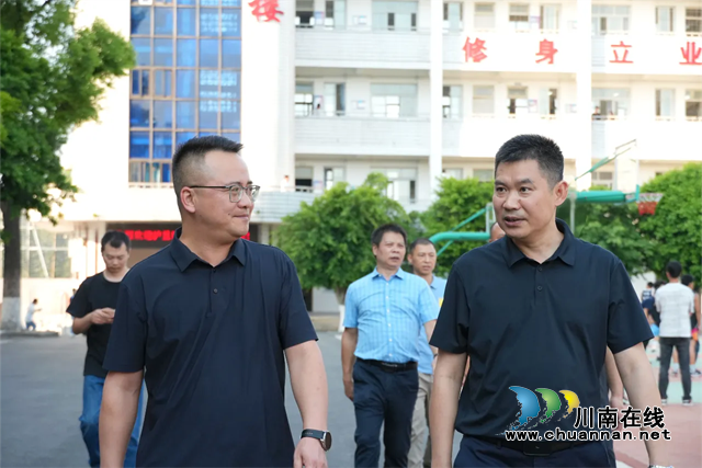 泸州市教育和体育局副局长冯友平带队到泸县建校检查开学工作(图1) 风1.png