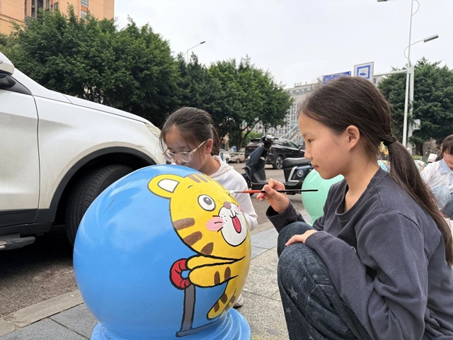 太神奇！合江这所学校把“安全线”变成了“风景线”