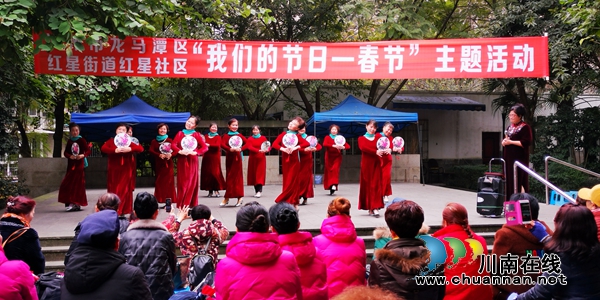 龙马潭区红星街道红星社区开展“我们的节日·春节”主题活动