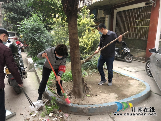 环境卫生大扫除，合江县市场监管局一起行动！(图1)