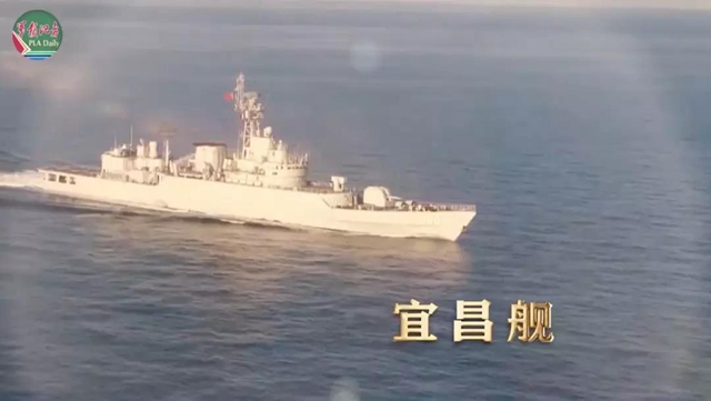 海军九艘“湖北籍”舰艇集体出镜：你为我命名，我为你加油！(图5)