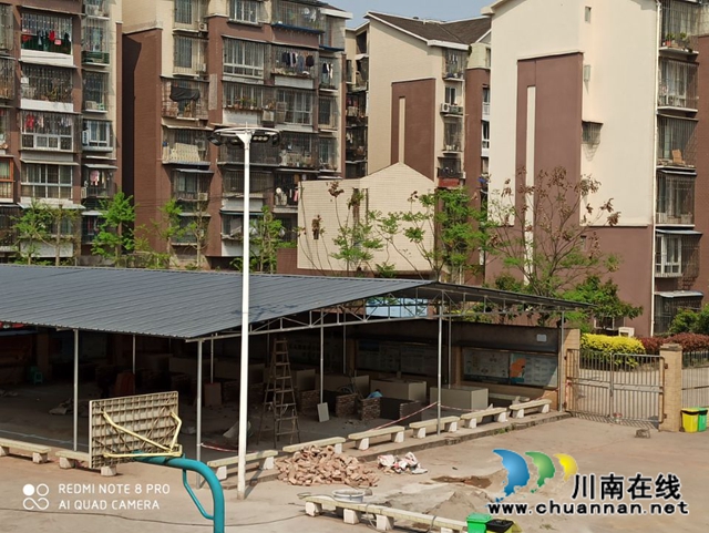 江阳区茜草街道彭湾社区：便民菜场进社区 创城惠民解民情