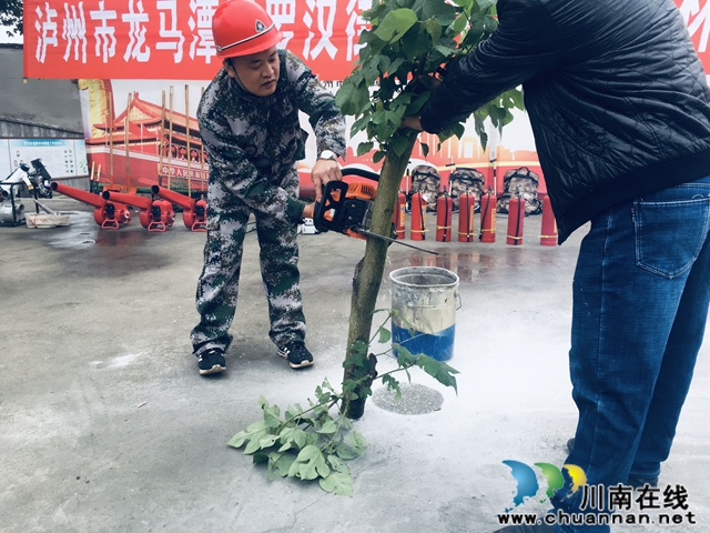 龙马潭区罗汉街道开展2020年森林防火演练(图4)