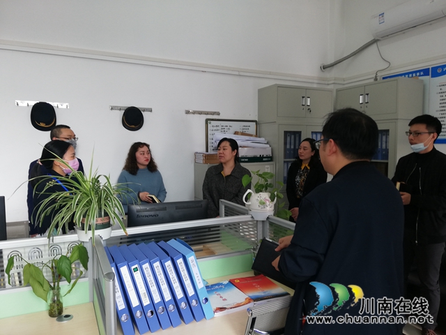 市委组织部到泸县督导党建工作开展情况