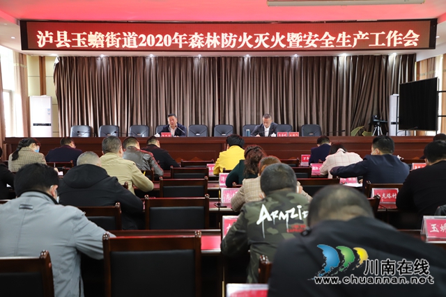 杨双全参加泸县玉蟾街道2020年森林防火灭火暨安全生产工作会