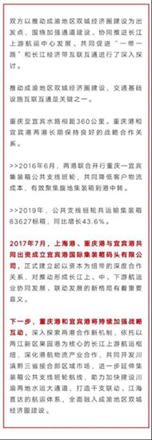 唱好“双城记”建好“经济圈”！重庆港携手宜宾港达成这些共识(图2)