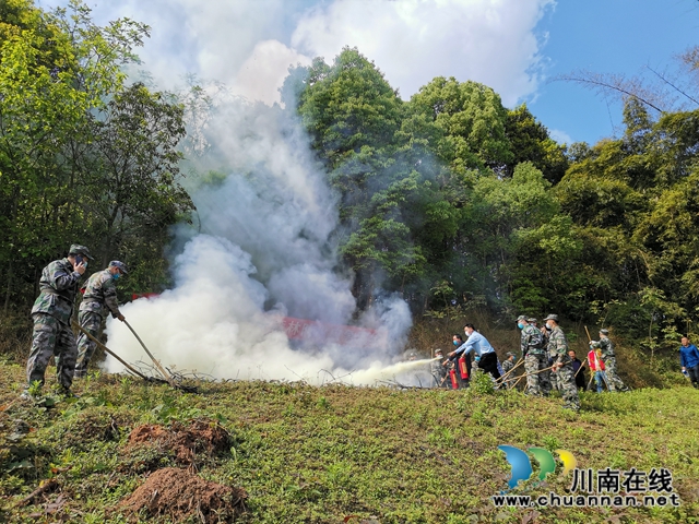 泸县牛滩镇开展综合应急演练