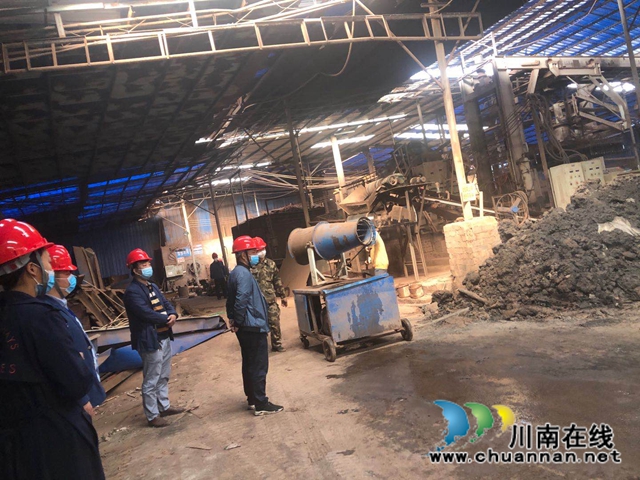 泸县立石镇开展企业安全生产检查