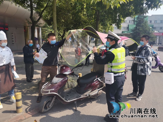 泸县玉蟾街道开展道路交通安全专项整治行动(图4)