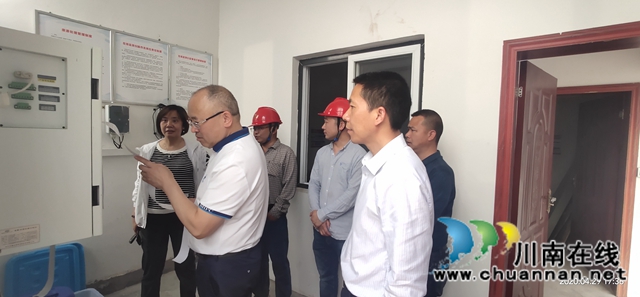 张文杰率队督导泸县环保工作(图2)