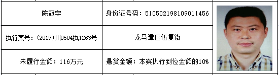 打击“老赖”！龙马潭法院发布一批执行悬赏名单(图26)