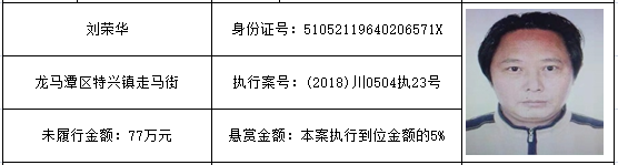 打击“老赖”！龙马潭法院发布一批执行悬赏名单(图33)