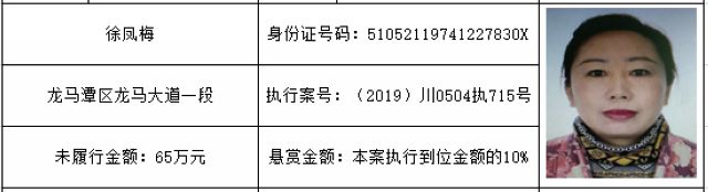 打击“老赖”！龙马潭法院发布一批执行悬赏名单(图48)