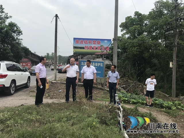 张文杰率队督导泸县污水治理工作