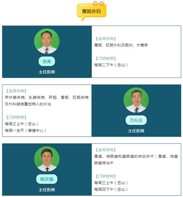 【收藏】这些外科医生都非常优秀，快看他们的坐诊时间(图5)