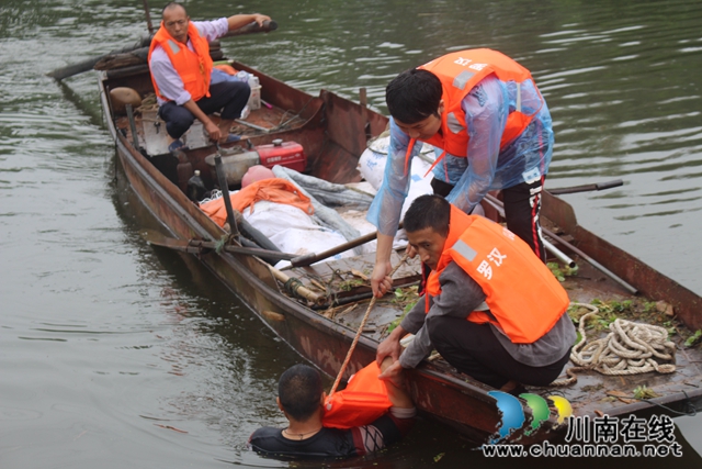 龙马潭区罗汉街道开展防汛应急演练(图6)