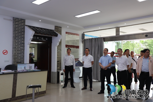 自贡富顺县邓井关街道到泸县玉蟾街道考察党群服务中心亲民化改造暨村集体经济发展工作(图7)