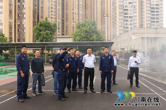 王晓谦调研合江县消防救援工作