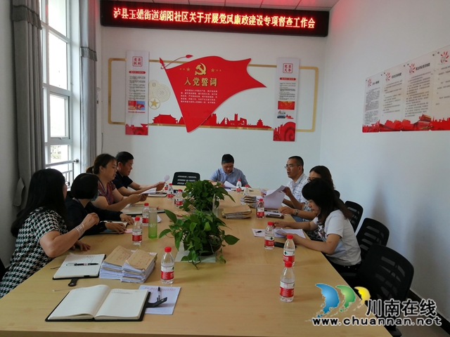 泸县玉蟾街道人大工委开展党风廉政建设督导工作