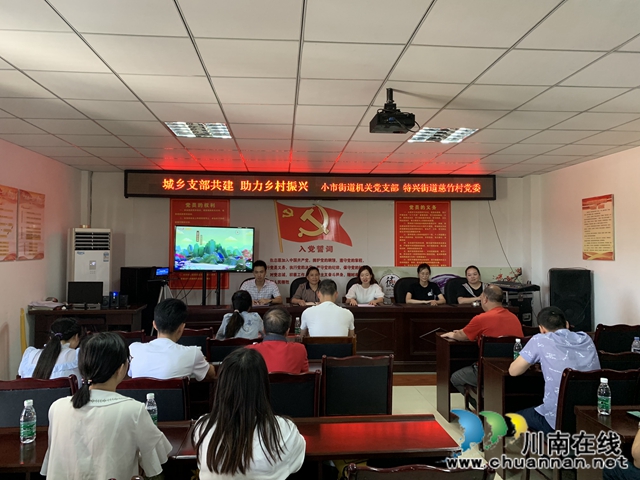 龙马潭区小市街道：城乡支部共建 助力乡村振兴