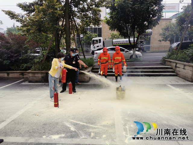 江阳区华阳街道：消防演练提升全民消防意识(图2)