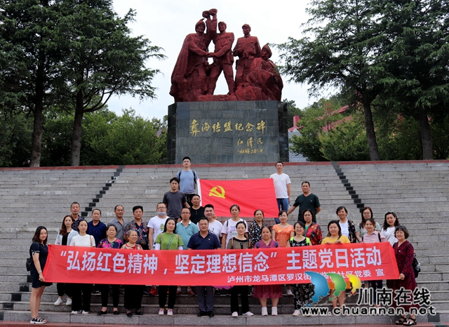 龙马潭区罗汉街道临港社区党委开展“弘扬红色精神，坚定理想信念”主题党日活动(图4)