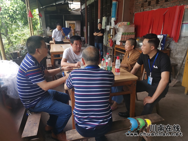 江阳区茜草街道到漏洞子观音阁排查安全隐患