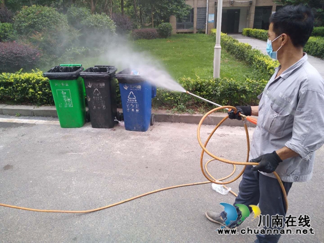 江阳区茜草街道沙坪社区开展地毯式“除四害”活动(图2)
