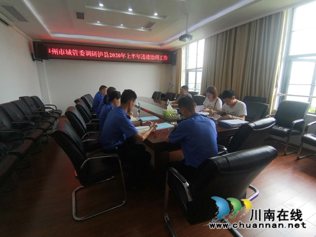 泸州市城管委调研泸县2020年上半年违法建设治理工作(图3)