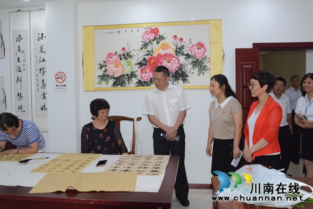 冉雷波率队到江阳区茜草街道匠心社区调研指导