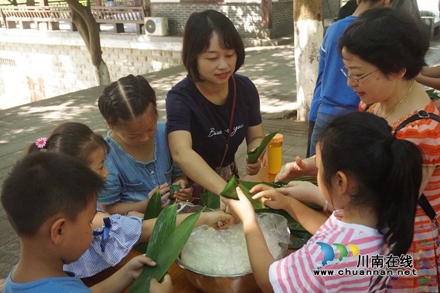 江阳区大山坪街道：绘图腾包香粽，我们一起过端午！(图2)