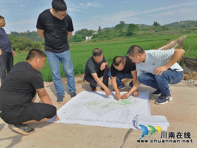 泸县潮河镇王坪村、红兴村省级投资土地整理项目顺利通过县级初验