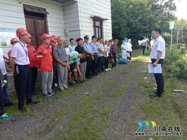 2020年泸州市地质灾害“双盲”应急演练在云龙镇举行(图5)