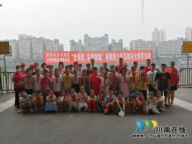 龙马潭区小市街道开展“党带团 队旗飘飘”青少年安全教育活动(图2)