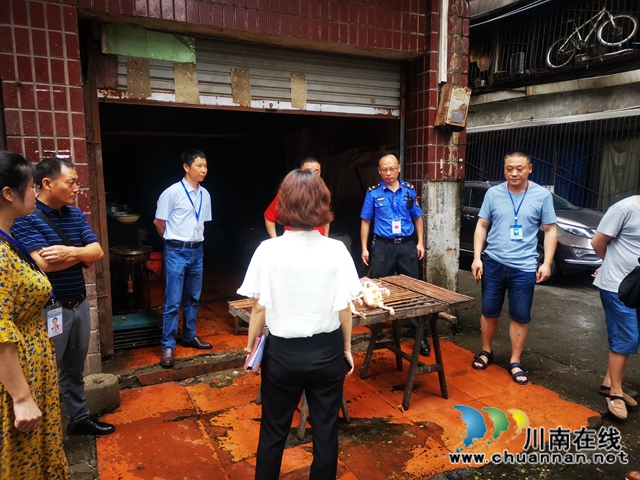 龙马潭区小市街道全面推进城区活禽定点屠宰和白条禽上市工作(图2)