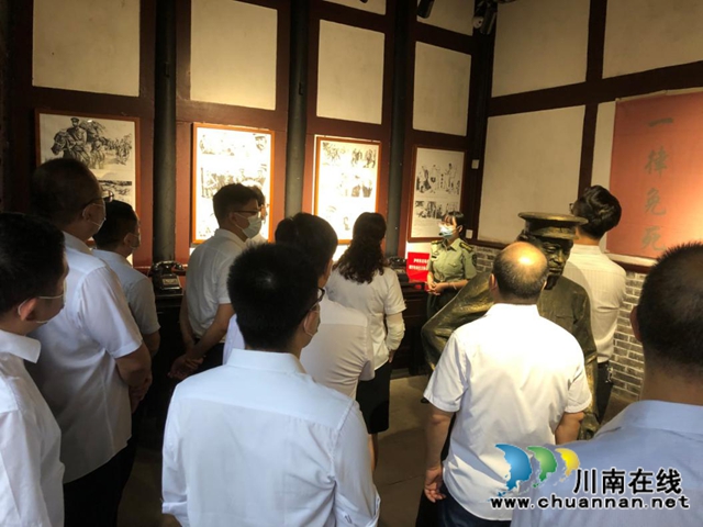 泸州市自然资源和规划局基层党支部与况场街道党工委联合开展红色教育主题活动(图2)