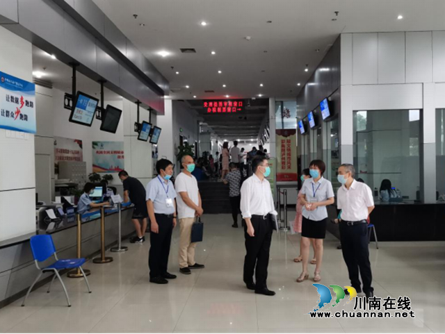 泸州市精神文明建设检查组复查验收市不动产登记中心全国文明单位创建工作