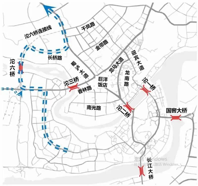 不用再挤沱三桥丨通车了！江阳半岛市民出城有了新的便捷通道(图2)