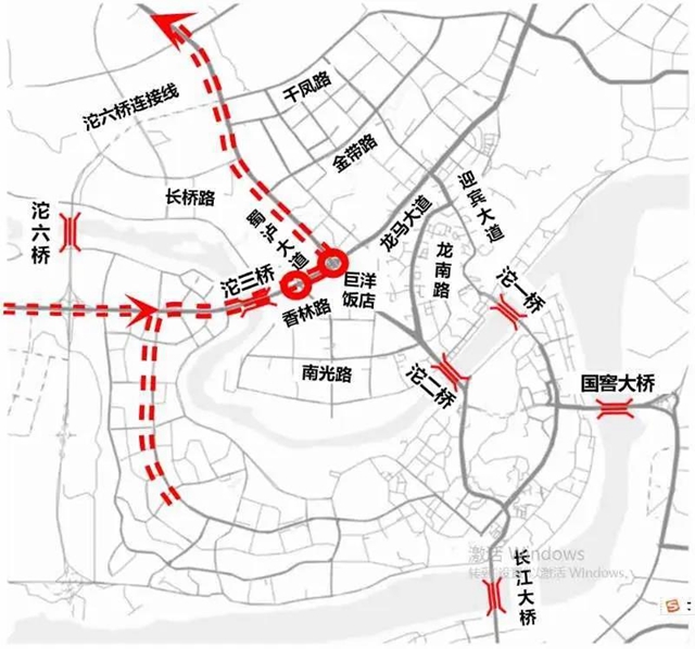不用再挤沱三桥丨通车了！江阳半岛市民出城有了新的便捷通道
