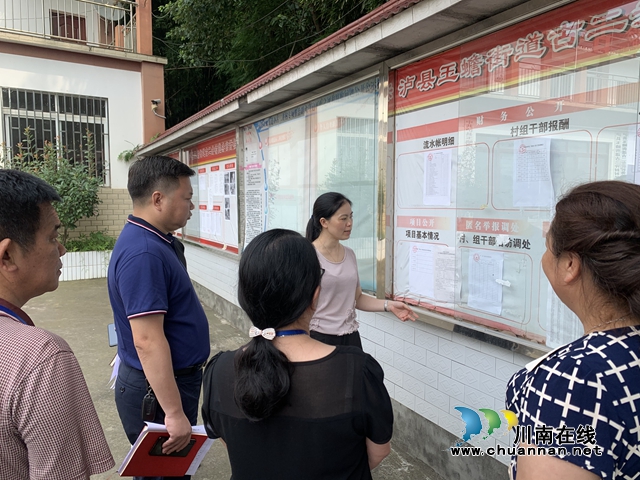 泸县纪委到玉蟾街道调研村（居）务公开工作(图3)