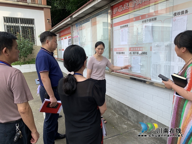 泸县纪委到玉蟾街道调研村（居）务公开工作(图4)