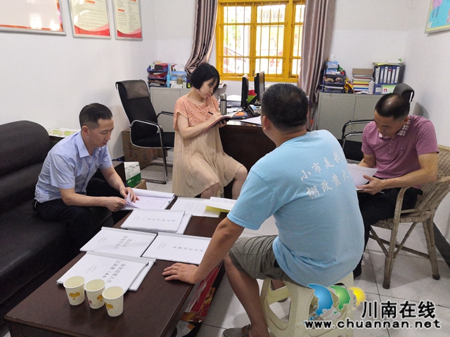 龙马潭区小市街道开展地灾防治督查