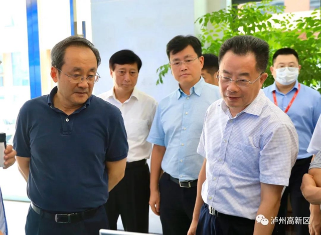 王宁莅临泸州国家高新区考察(图2)