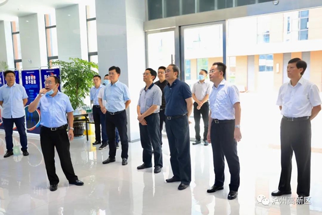 王宁莅临泸州国家高新区考察