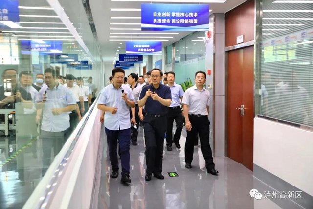 王宁莅临泸州国家高新区考察(图5)