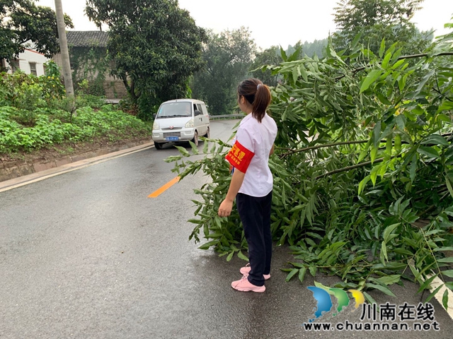 内江经开区靖民镇凉风社区：网巡偶遇“拦路虎”，“格格”积极消隐患(图2)