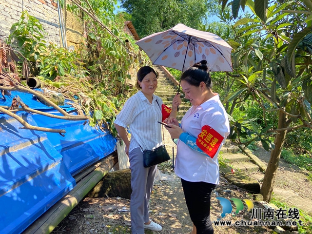 内江经开区靖民镇双雁社区开展人口普查摸排工作