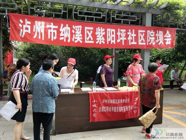 泸州市纳溪区行政审批局开展全国文明城市建设集中宣传和卫生集中大扫除志愿服务活动