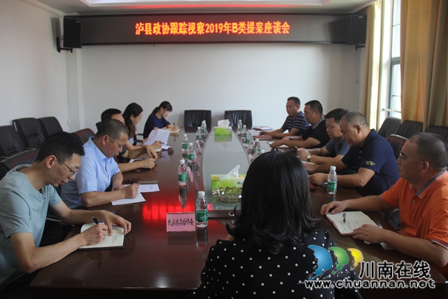 泸县政协跟踪督查县综合行政执法局2019年重点B类提案办理情况
