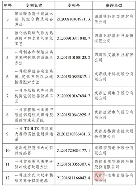 2019年度四川省专利奖出炉！(图5)